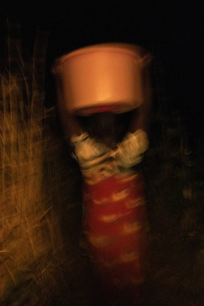 Women fetching water in the earliest run of the day at 3a.m.