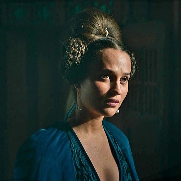 Alicia Vikander in The Green Knight 2021.