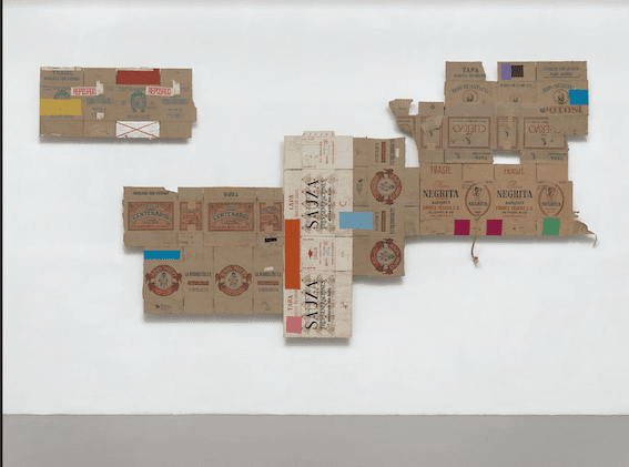 Image of artwork by Robert Rauschenberg, entitled 'Night Post' at London Gallery Weekend