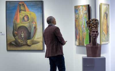 Image shows scene from Art Cairo 2024