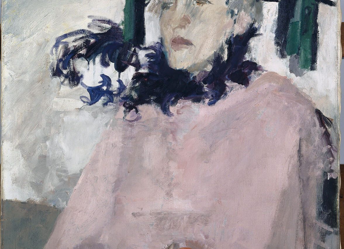 Irène Zurkinden, Meret à l'orange, 1932–35. Oil on canvas, 65 × 54.5 cm. Kunstmuseum Basel, acquisition © Estate Irène Zurkinden. Photo: Martin P. Bühler