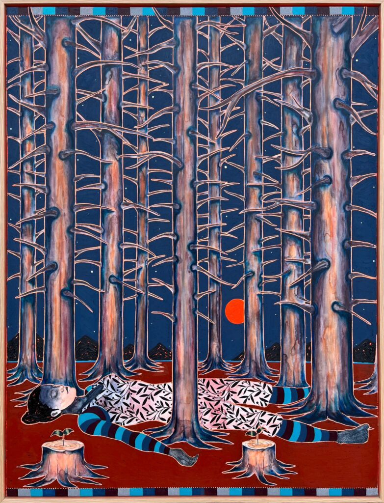 Rune Christensen, Behind Blue Mountains, 2025