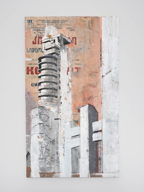 Aldo van den Broek, Skeleton I (Palimpsest Tbilisi series), 2025. Photo by Titia Hahne