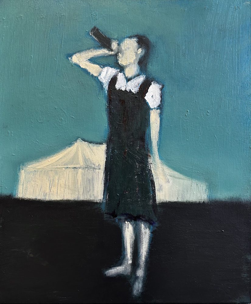 A painting by James Johnston, Big Top, 2025