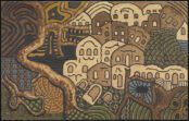 Uzo Egonu, Northern Nigerian Landscape, 1964