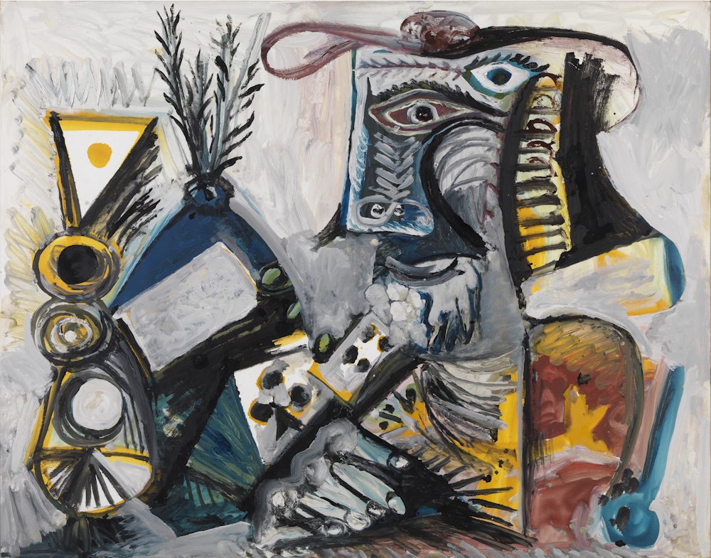 Pablo Picasso, Le joueur de cartes II (The Card Player II), 1971