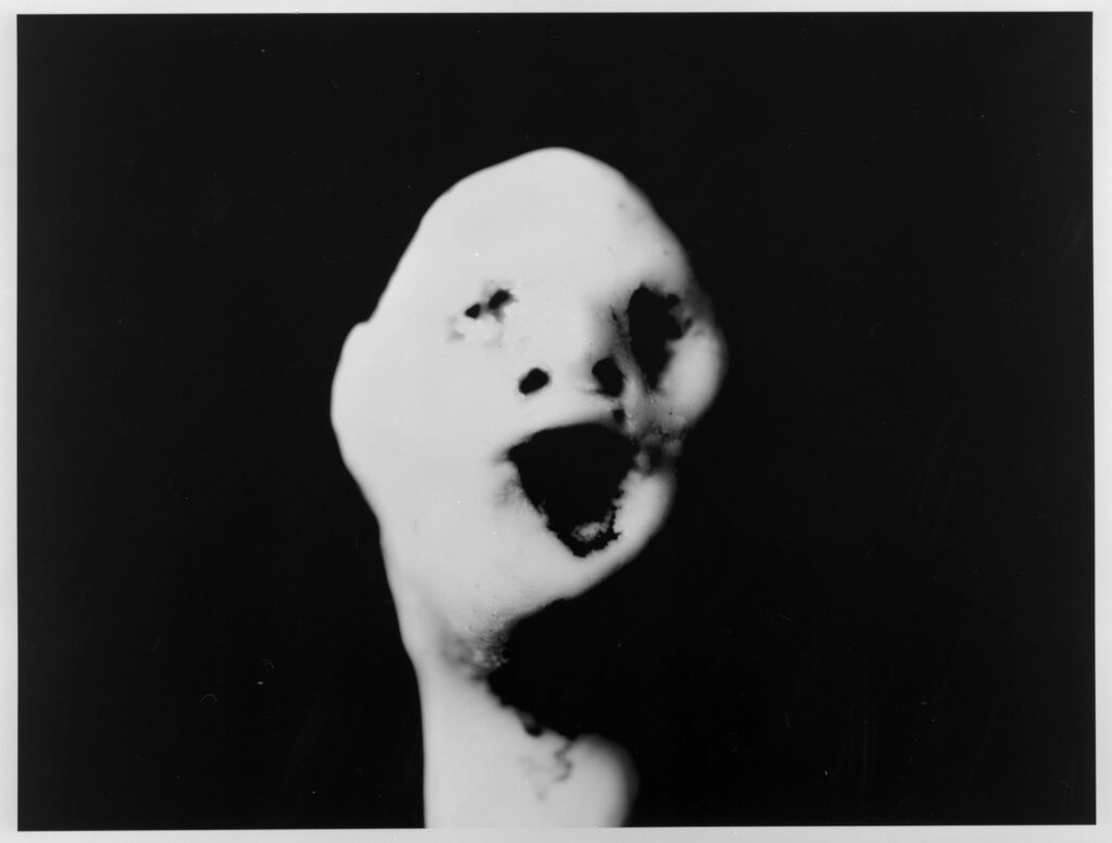 DOX, exhibition Up In Flames, David Lynch, Man Laughing, 2013 ©The David Lynch Estate, Courtesy Item éditions, Paris