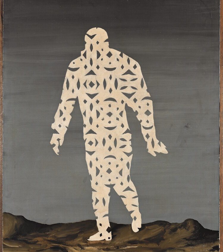 L'Esprit comique [Der komische Geist], René Magritte, 1928. Courtesy Sammlung Ulla und Heiner Pietzsch, Berlin © 2025, ProLitteris, Zurich Photo Credit: Jochen Littkemann, Berlin