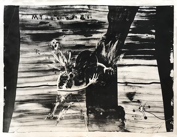 DOX, exhibition Up In Flames, My House is on Fire - Modern Device, 2013 ©The David Lynch Estate, Courtesy Item éditions, Paris