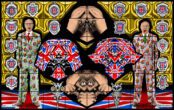 Gilbert & George METALEPSY, 2008 150 x 237 13/16 in. (381 x 604 cm) © Gilbert & George. Courtesy White Cube