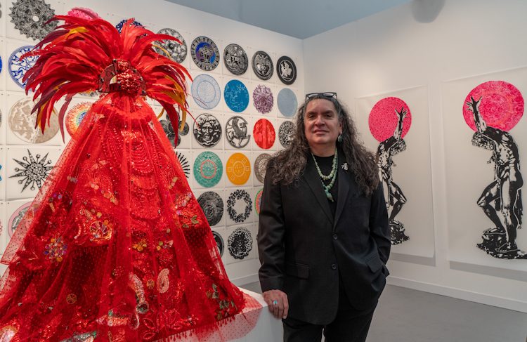 René Treviño_photo by Julio Etchart - Frieze Arts Fair 2025 in Regent's Park, London,England,UK