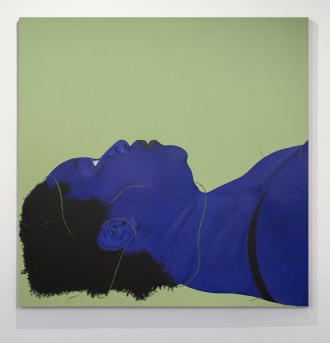 Stacey Gillian Abe, Dry Season 1, 2025. Acrylic On Canvas 200 X 200 Cm