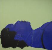 Stacey Gillian Abe, Dry Season 1, 2025. Acrylic On Canvas 200 X 200 Cm (Detail)