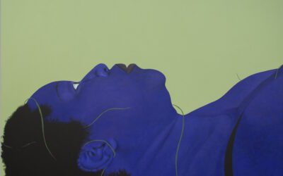 Stacey Gillian Abe, Dry Season 1, 2025. Acrylic On Canvas 200 X 200 Cm (Detail)