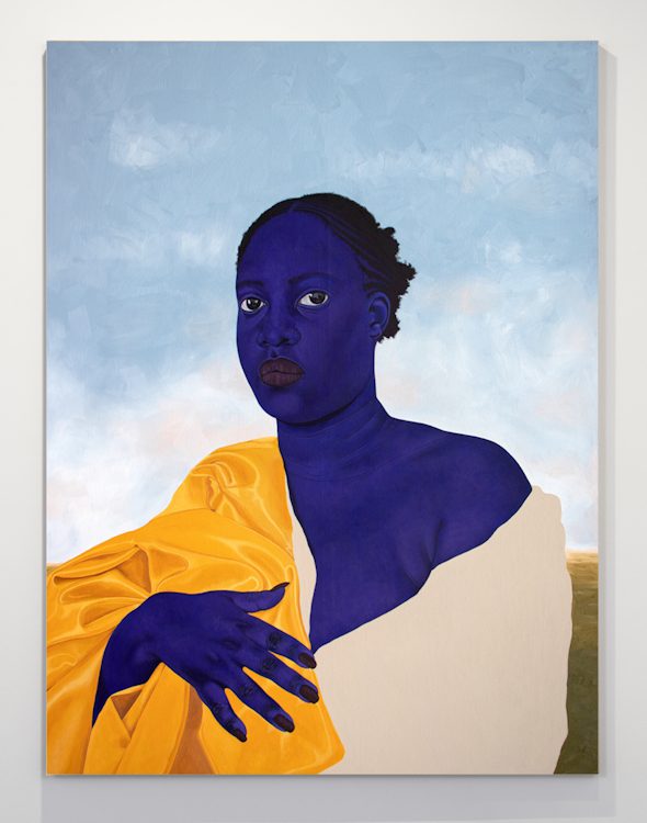 Stacey Gillian Abe Portrait Of My Grandmother 1, 2025 Oil And Acrylic On Canvas 200 X 150 Cm