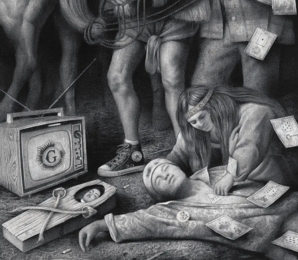 Sverre Malling, Hirams Death (detail), 2024