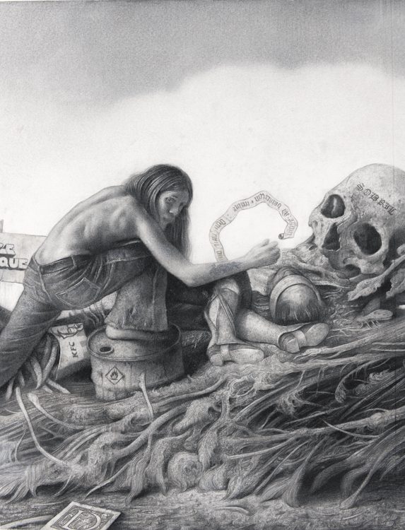 Sverre Malling, Prelude and Overture (signs of anxious preoccupied and voluntary disorganized, detail), 2024