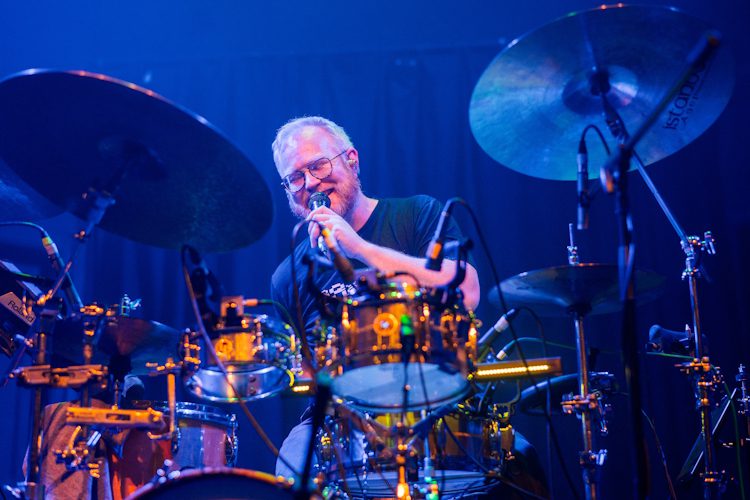 Adam Betts / Colossal Squid. Woolheads (Sean Roe), Good on Paper Party, Jan 2026. Photo Jonny Barratt