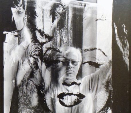 William John Kennedy, Andy Warhol with the Marilyn Acetate, 1964