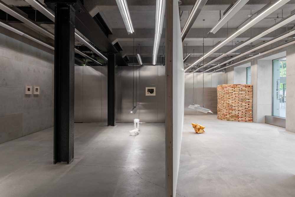 Installation view, eva hesse, lukas heerich, rindon johnson, 2026