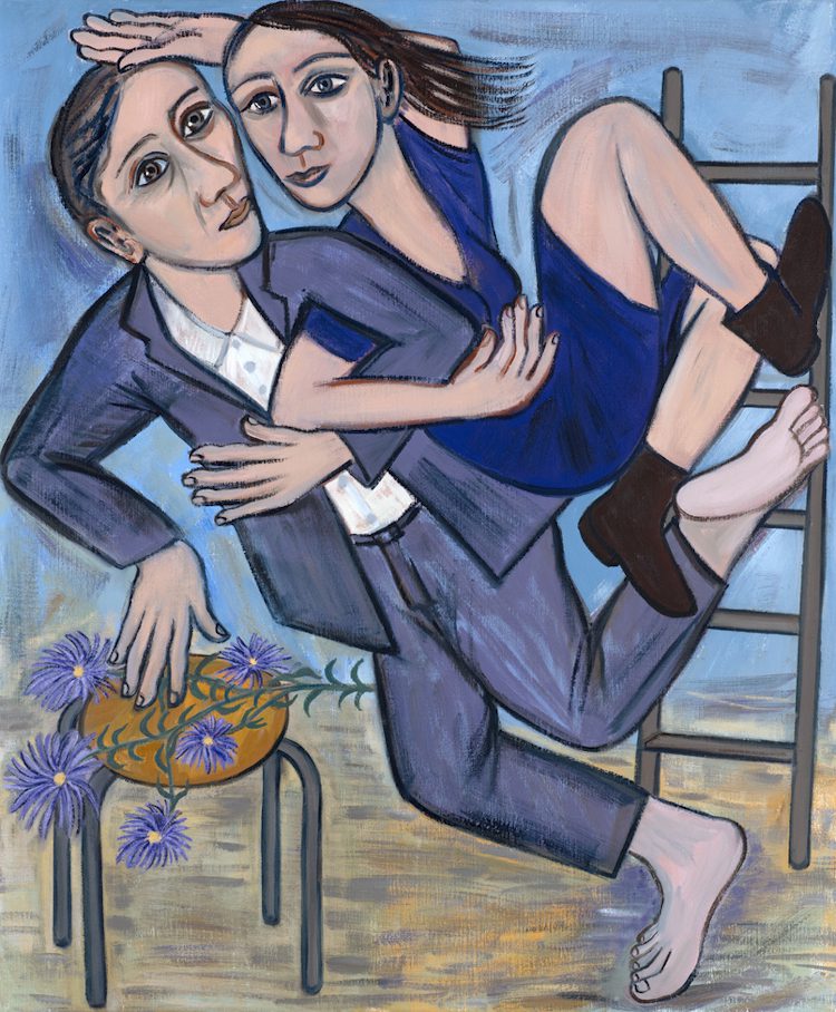 Eileen Cooper, Weather the Storm, 2025, Oil on canvas