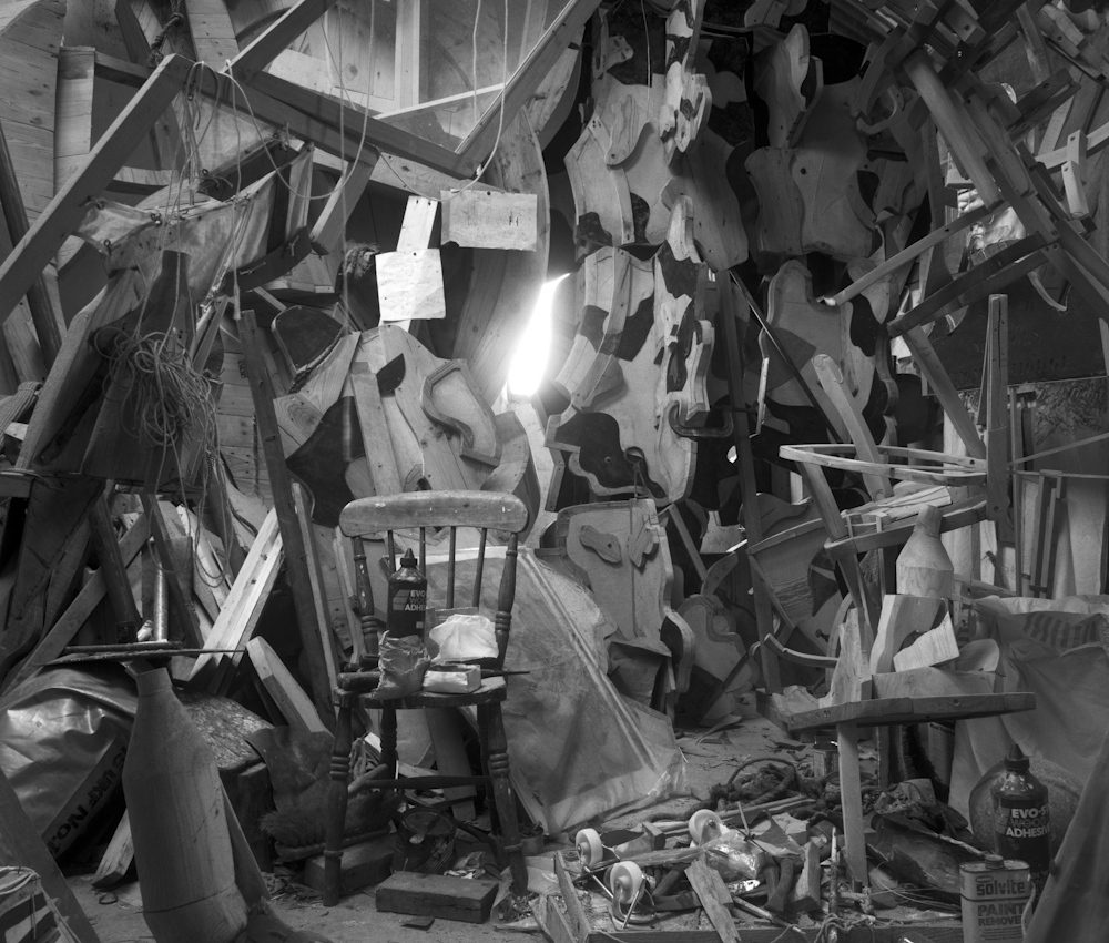 Jem Southam, Studio Interior of Ray Exworth_s The Circus 1984- 85 © Jem Southam (detail)