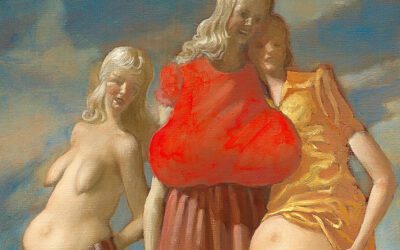 John Currin, Eclipse, 2026. Courtesy the Artist and Sadie Coles HQ, London. Photo: Maris Hutchinson