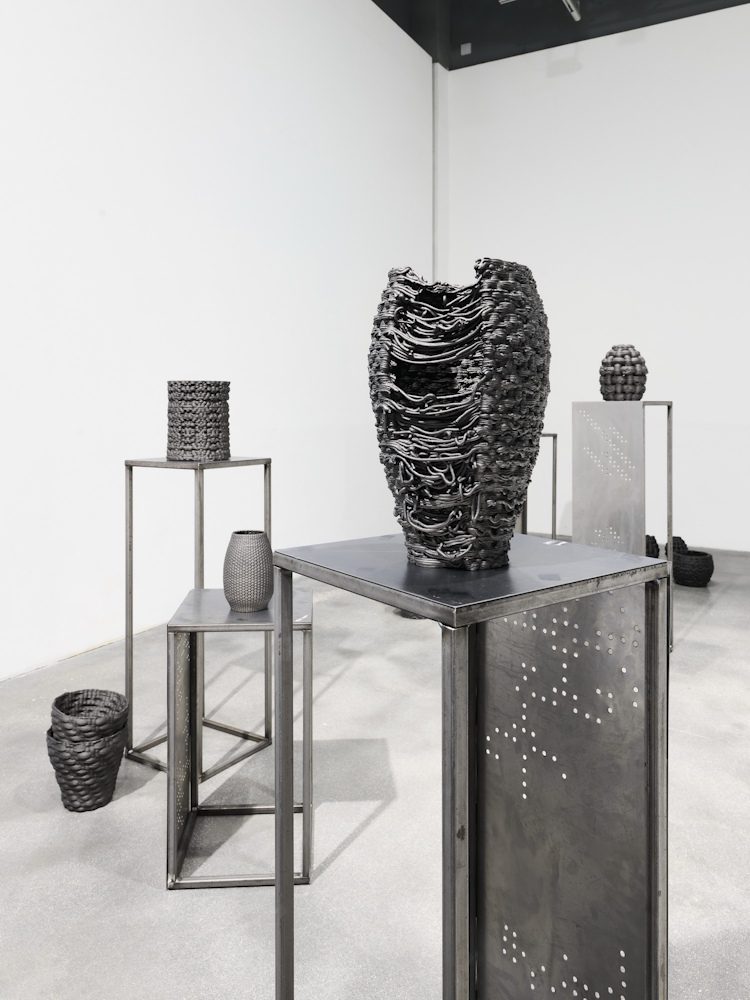 Sophie Constanze Polheim,.wif ceramic, graphite, metal 2023 - 2026