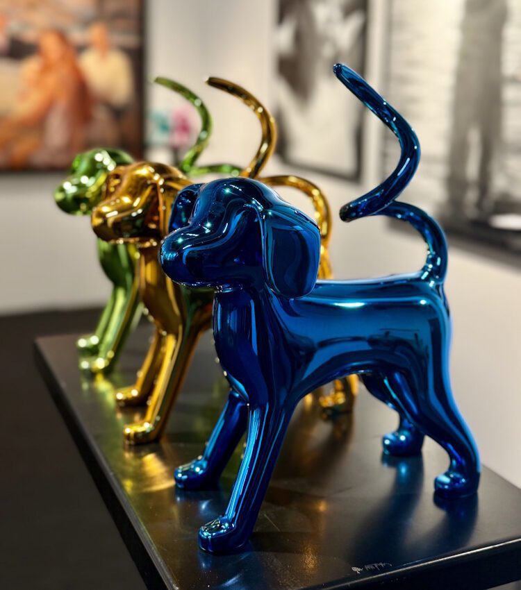 Agnetha Sjögren’s Dogs (courtesy Mollbrinks Gallery)