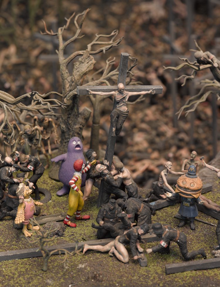 Jake and Dinos Chapman, The Sum of all Evil (Detail), 2012